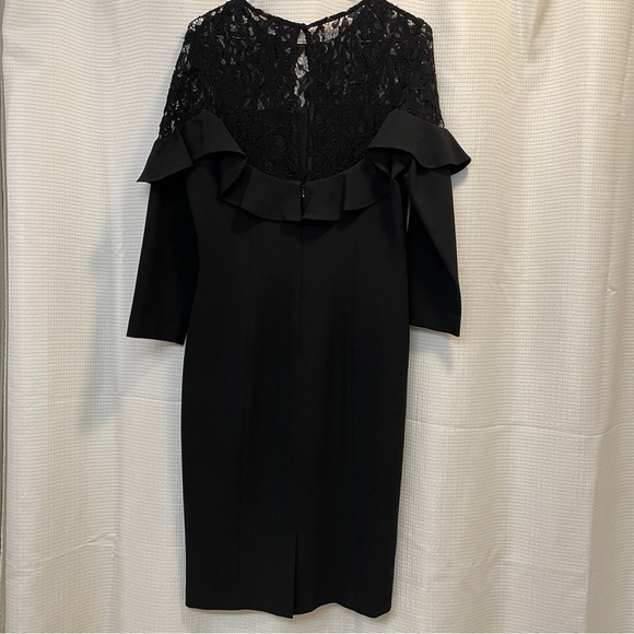 ELIZA J Cocktail Lace Yoke Sheath Dress Size 10​ - Picture 5 of 9